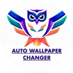 auto wallpaper background changer android application logo